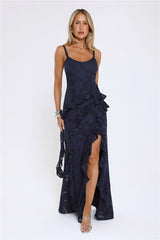 Urban Elegance Maxi Dress Navy