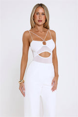 On Show Bodysuit White