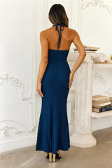 Coral Cove Maxi Skirt Navy