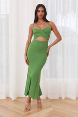 Magic To You Maxi Dress Green