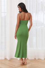 Magic To You Maxi Dress Green