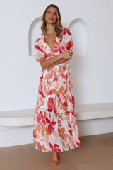 She Is Style Maxi Dress Red