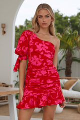 Let's Salsa Mini Dress Red