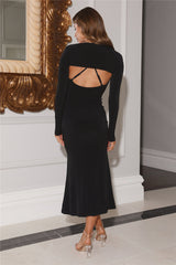 Hot New Now Maxi Dress Black