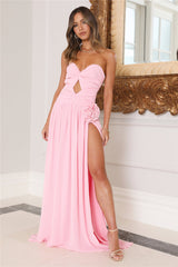 RUNAWAY The Rosette Gown Pink