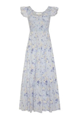 Chessie Heirloom Print Cotton Maxi Dress