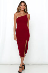 Taking It Back Dress Maroon