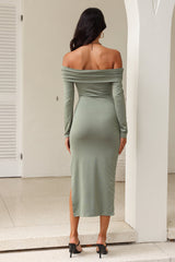 Your Destiny Midi Dress Green