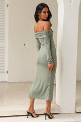 Your Destiny Midi Dress Green