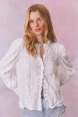 Jacque Cotton Blouse Top