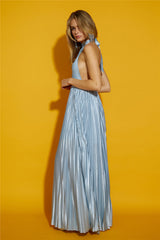 Sweet Encounters Maxi Dress Blue