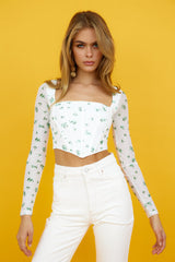 Picnic In The Park Corset White