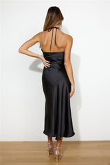 True Savage Midi Dress Black