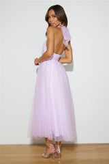 Tangled Up Maxi Dress Lilac