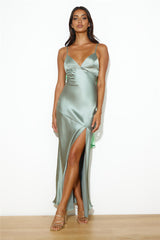 Yes To Special Maxi Dress Green