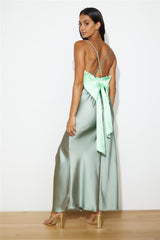Yes To Special Maxi Dress Green
