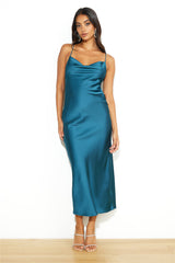 Runway Luxe Maxi Dress Green