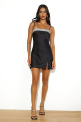 She's The Star Mini Dress Black