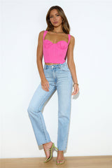 Super Stylish Crop Top Pink