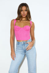 Super Stylish Crop Top Pink