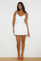 Pretty Girl Things Mini Dress White