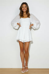 Run Together Romper White