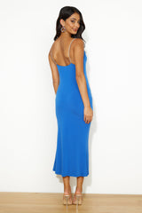 Look At That Midi Dress Royal Blue