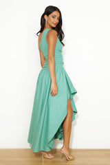 Private Island Time Maxi Dress Sage