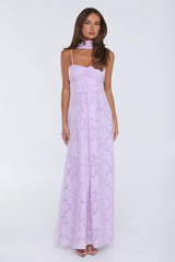 Flirt With Fire Maxi Dress Lilac