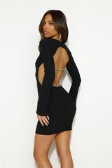 Keen Edge Mini Dress Black
