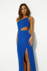 Chic Town Midi Dress Blue