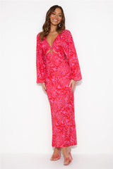 Head Turner Maxi Dress Pink