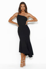 Find Me Partying Midi Dress Black
