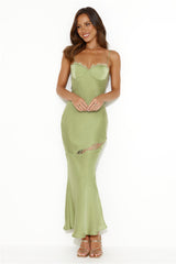 Go Lights Maxi Dress Green
