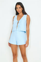 Chit Chat Vest Top Blue