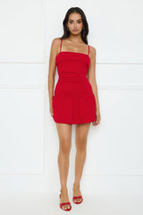French Girl Standard Mini Dress Red