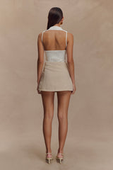 Oona Turtle Neck Knit Top - Ivory