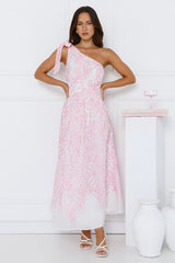 Wonder Love One Shoulder Maxi Dress White