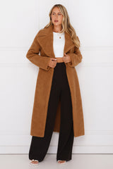 Luxe Teddy Coat Camel