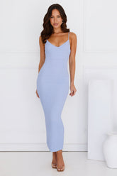 Posh Play Maxi Dress Blue