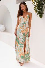 Rainforest Glow Maxi Dress Green