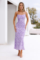 Whispering Love Maxi Dress Purple