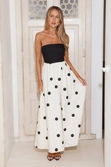 Her Mystique Strapless Maxi Dress White