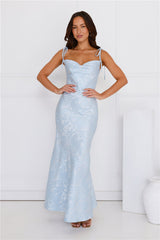 Whimsical Dreams Maxi Dress Blue