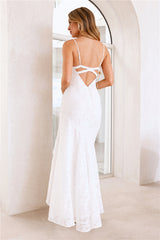 Country Charm Maxi Dress White