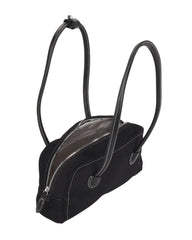 Faux Suede Leather Shoulder Bag