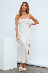Brooke Midi Dress Beige