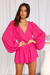 Penelope Romper Hot Pink