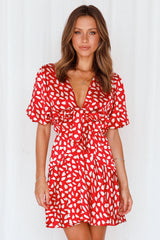 Dainty Dreams Dress Red