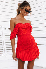 Something To Be Said Dress Red
